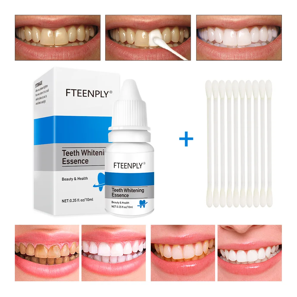 Teeth Whitening Street - FTEENPLY Zahnaufhellung Essenz Pulver Mundhygiene Reinigungsserum
