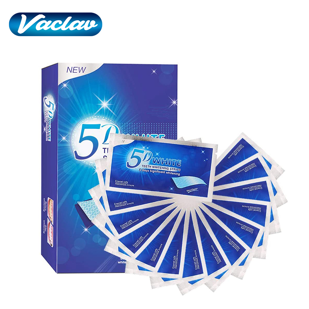 Teeth Whitening Doctor - 5D Weiße Zahnweißstreifen, Aufhellungsgel, Weißere Streifen