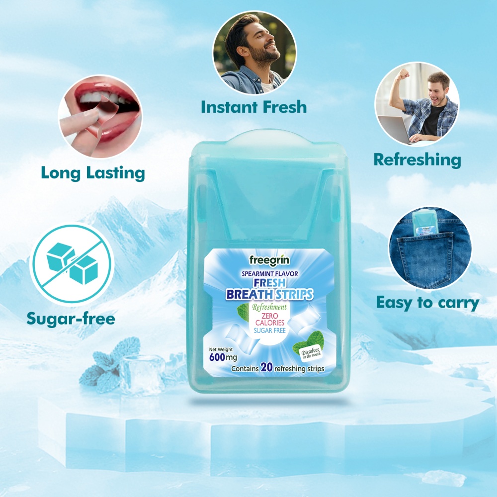 FREEGRIN Spearmint-Geschmack F – Teeth Whitening Street Bewertung und Preis