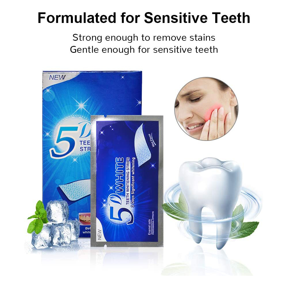 5D Weiße Zahnweißstreifen, Auf – Teeth Whitening Doctor Bewertung und Preis